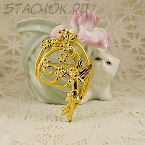 Брошь "Сказочная фея цветов" (Danecraft США)