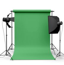 Фотофон Светло-зеленый винил ширина 2-2.5м