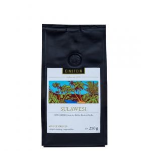 Кофе плантационный в зернах Сулавеси Einstein Kaffee Sulawesi 250 г - Германия