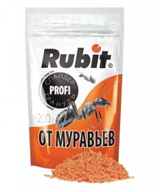 Гранулы от муравьев Rubit, 200гр. 1/25