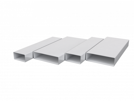 Воздуховод прямоугольный 60х204, L=0,5м, ПВХ