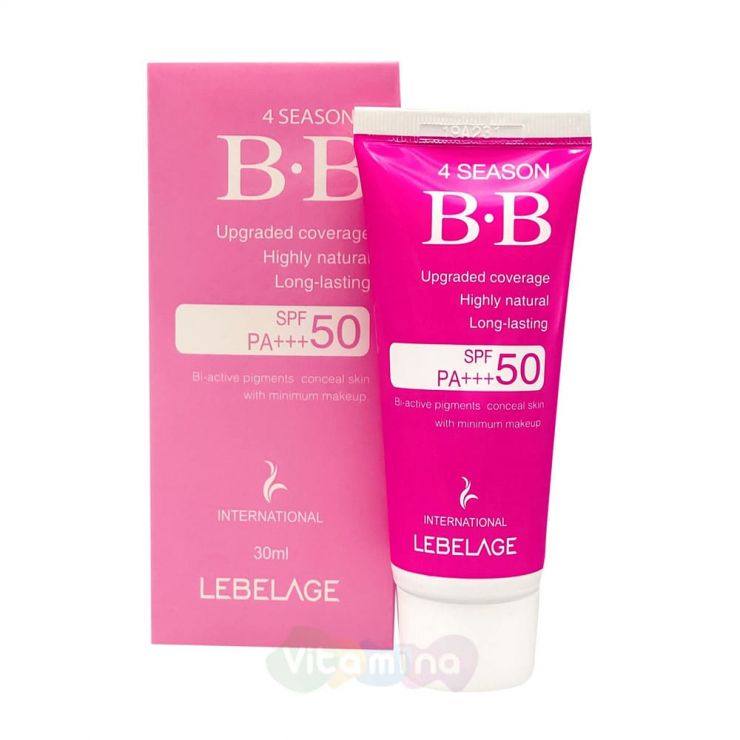Lebelage Всесезонный ВВ-крем 4Season BB Cream SPF 50/PA+++, 30 мл