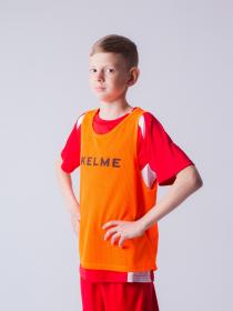 Детская манишка Kelme CONTINGENT BIB оранжевая, рост 140, артикул  K15Z247-932