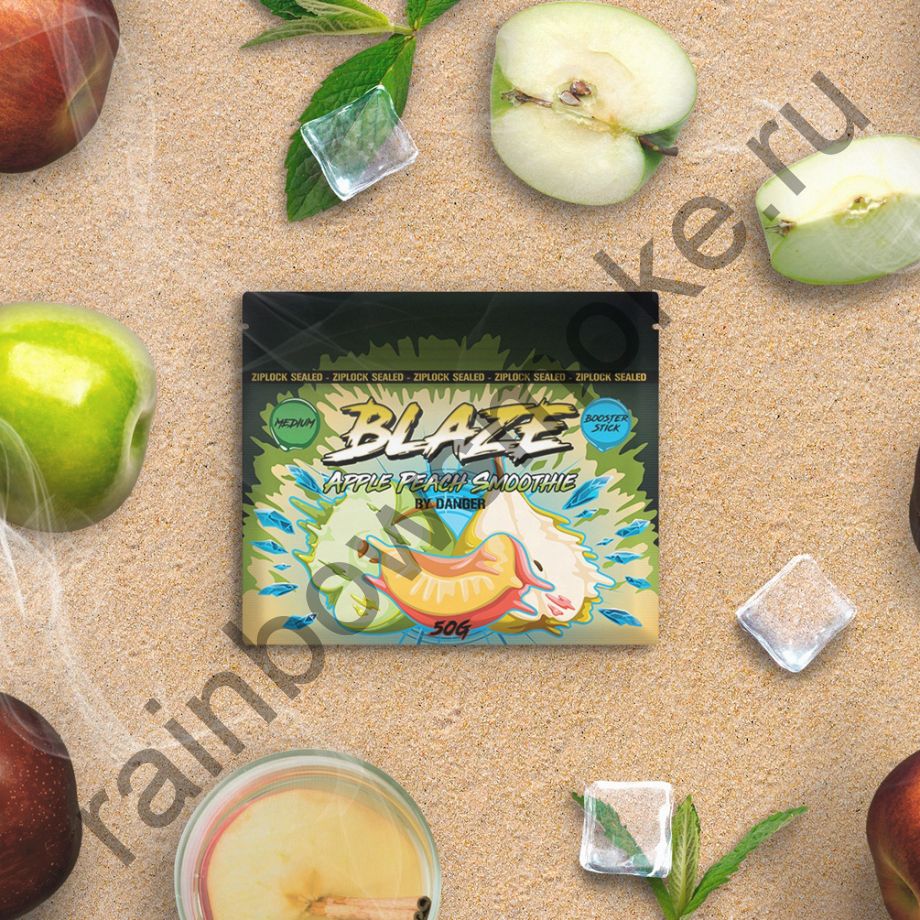 Blaze Medium 50 гр - Apple Peach Smoothie (Яблочно-Персиковое Смузи)