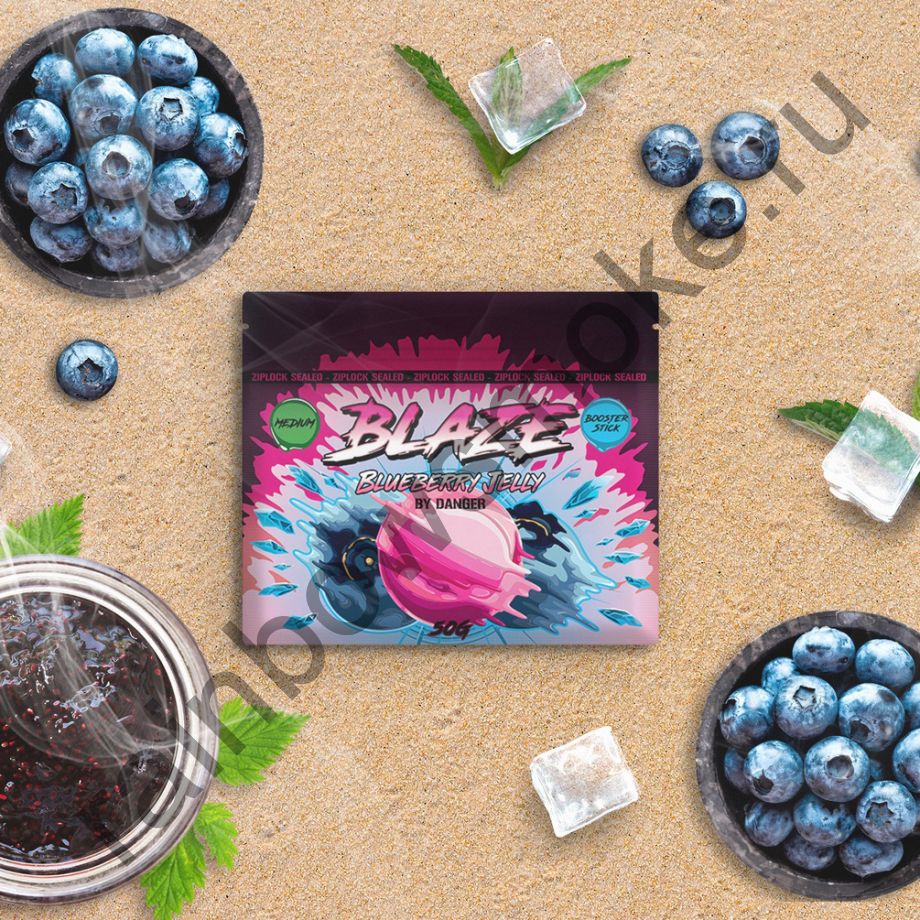 Blaze Medium 50 гр - Blueberry Jelly (Черничное Желе)