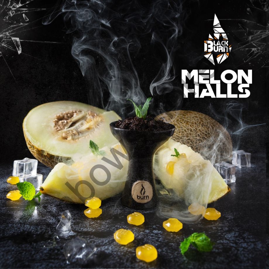 Black Burn 100 гр - Melon Halls (Дынный Холлс)