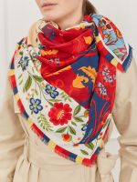 Платок ELEGANZZA D34-1223 Бордовый