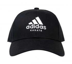Бейсболка Adidas Baseball Cap Karate черно-белая, размер 58-60см, adiCAP01