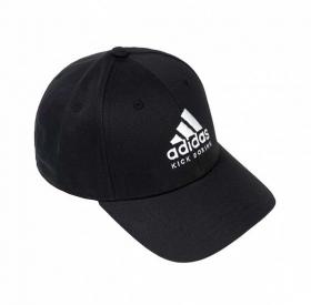Бейсболка Adidas Baseball Cap Kick Boxing черно-белая, размер 58-60см, adiCAP01