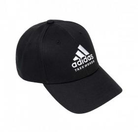Бейсболка Adidas Baseball Cap Taekwondo черно-белая, размер 58-60см, adiCAP01