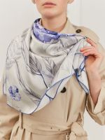 Платок ELEGANZZA SS03-8077 Синий