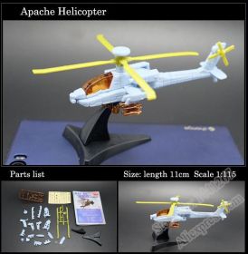 Сборная модель вертолета McDonnell Douglas AH-64 Apache без клея
