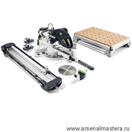 Торцовочная пила с протяжкой FESTOOL KAPEX KS 120 REB-Set-MFT с Многофункциональным столом MFT 576663