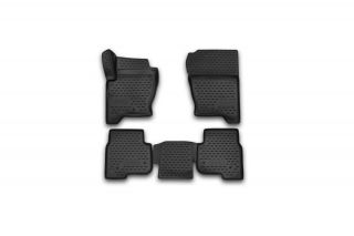Коврики 3D в салон LAND ROVER Discovery 4, 2014->, 4 шт. (полиуретан)