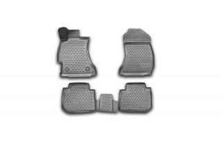 Коврики 3D в салон SUBARU Forester, 2013-2018, 4 шт. (полиуретан)