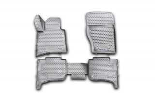 Коврики 3D в салон VW Touareg II 2010-2015, 2015-03/2018, 2-х зонный климат-контроль, 4 шт. (полиуретан)