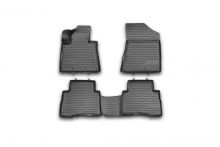 Коврики 3D в салон подходят для KIA Sorento, 2012->, 4 шт. (полиуретан)