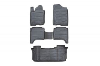 Коврики в салон INFINITI QX56 2004->, 5 шт. (полиуретан, серые)
