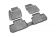 Коврики в салон LAND ROVER Freelander 2007-01/2013, 4 шт. (полиуретан, серые)
