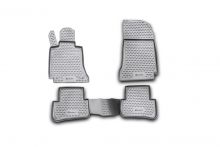 Коврики в салон MERCEDES-BENZ С-Class W204 2007-2014, 4 шт. (полиуретан)