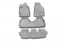 Коврики в салон TOYOTA Highlander, 2010-2014, 4 шт. (полиуретан)