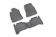 Коврики в салон TOYOTA Land Cruiser Prado 01/2003-12/2009, 4 шт. (полиуретан, серые)