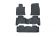 Коврики в салон TOYOTA Land Cruiser Prado 12/2009-2013, 5 шт., 7 мест. (полиуретан, серые)