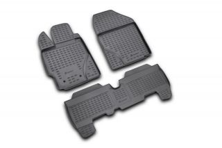 Коврики в салон TOYOTA Yaris 01/2006-2010, 3 шт. (полиуретан)