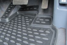 Коврики в салон подходят для HONDA Odyssey RA6 JDM 12/1999-09/2003, П.Р., 3 ряда, 5 шт. (полиуретан, бежевые)