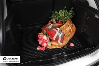 Коврик в багажник FORD Fiesta, 2015->, сед., 1 шт. (полиуретан)