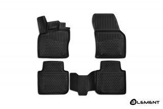 Коврики 3D в салон SKODA Kodiaq, 2017->, 4 шт. (полиуретан)