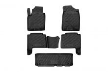 Коврики в салон NISSAN Patrol, 2010->, 5 шт. (полиуретан)