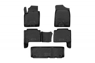 Коврики в салон NISSAN Patrol, 2010->, 5 шт. (полиуретан)
