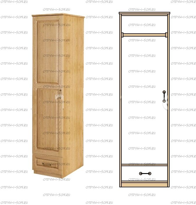 Шкаф ECO-22 (45х45х190)