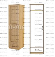 Шкаф ECO-17 (50х45х190)