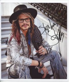 Автограф: Стивен Тайлер. Aerosmith