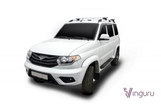 Дефлекторы окон Vinguru Uaz PatRiot 2005- накладные скотч к-т 4 шт., материал литьевой поликарбонат, шт