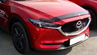 Дефлектор капота Mazda CX5, 17-, темный, шт