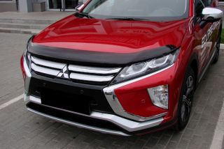Дефлектор капота Mitsubishi Eclipse Cross, 17-, темный, шт, шт