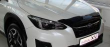 Дефлектор капота Subaru XV 2017-, короткий, темный, шт
