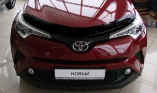 Дефлектор капота Toyota CH-R, 2016-, темный, шт