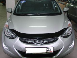 Дефлектор капота темный HYUNDAI ELANTRA 2011-2016, NLD.SHYELA1112, шт