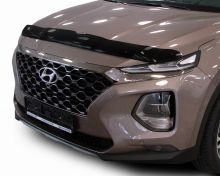 Дефлектор капота темный HYUNDAI SANTA FE 2018-, шт