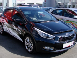 Дефлектор капота темный KIA C'EED 2012-2018, NLD.SKICEE1212, шт