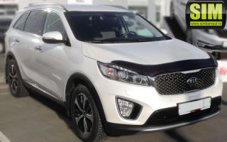 Дефлектор капота темный KIA Sorento Prime 2015-, шт