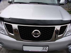 Дефлектор капота темный NISSAN PATROL 2010-, NLD.SNIPATR1012, шт