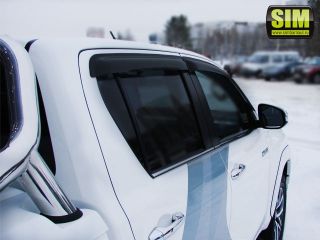 Дефлекторы окон 4 door TOYOTA Hilux Double Cab 2015-, шт