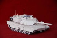 Сборная модель танка из бумаги США M1 Abrams основной боевой масштаб 1:35