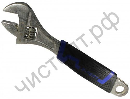 Разводной ключ X-PERT, 2х-комп. рукоятка,  размер ''10, 250mm (0-30mm) (48)