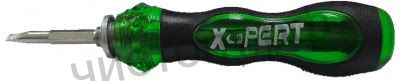 Отвертка телескопич. X-PERT XP3053 малая, двухсторонняя, 2х-комп. рукоятка,магнитная
